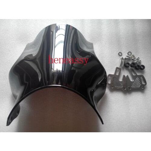 For Kawasaki ZRX1100 ZRX1200 ZRX400 ZR7 ZR750 ZR550 ER5 Zephyr 750 550 Balius motorcycle/motorbike Windshield/Windscreen Black