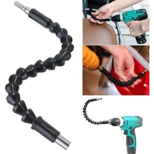 295mm Flexible Car Repair Tools Black Shaft Bits Extention Screwdriver Bit Holder Connect Link Electronics Drill 1/4" Hex Shank