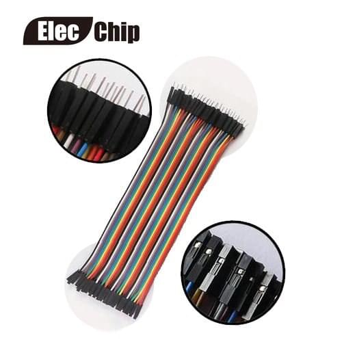 One 40P Dupont line 10cm female to male jumper wire Dupont cable for arduino