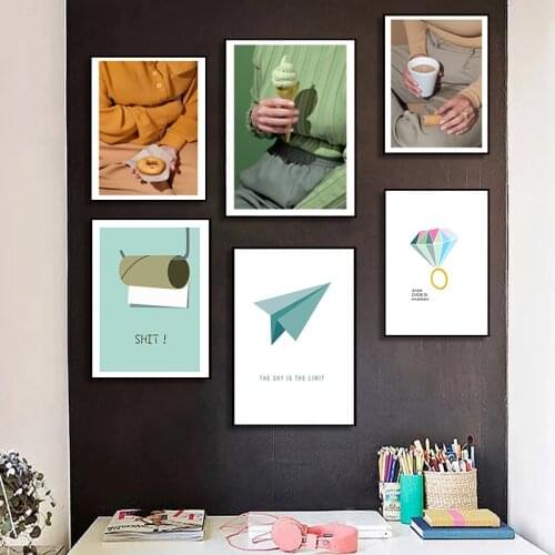 Modern Abstract Home Decoration Bedroom Living Room Wall Art Printing Poster Nordic Fresh Picture Landscape Canvas Painting