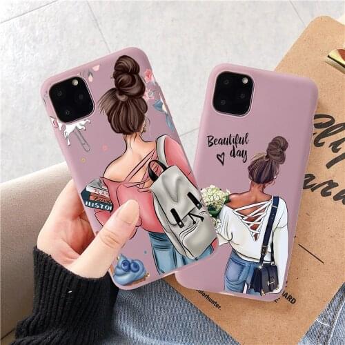 Super Mom Girl Boy Soft Silicone Phone Case For iPhone 11 Cover For Funda iPhone 12 Pro Max X XS XR 8 7 6 6S Plus SE 2020