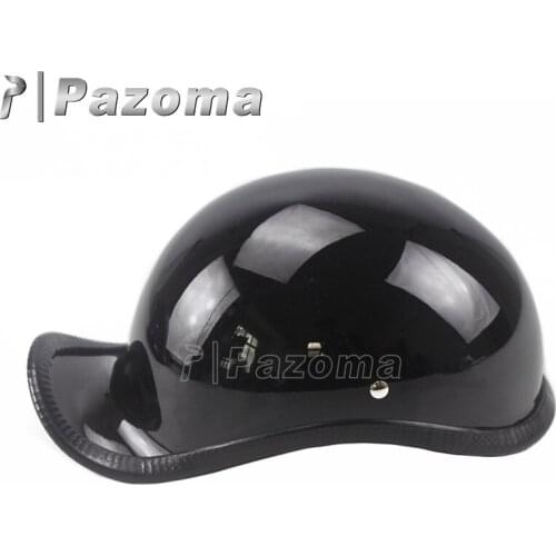 3 Color Adult Half Face Motorcycle Helmet Cafe Racer Scooter Cruiser Chopper Helmet ABS Plastic No Mushroom Head Leisure Helmets