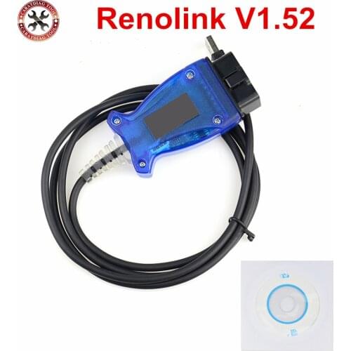 Professinal RENOLINK V1.52 ECU Programmer for Re-n-ault Renolink V1.52 Key/Airbag/ECM/UCH/Programmer OBD2 Car Diagnostic Cable