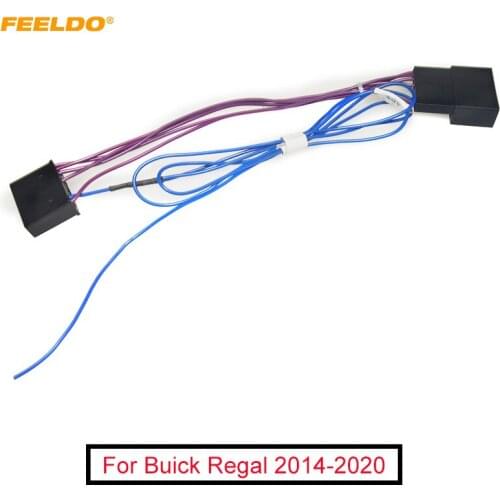 FEELDO Car Steering Wheel Control Wiring Cable Male To Female Fit For Buick Regal(Model Year:14~20)