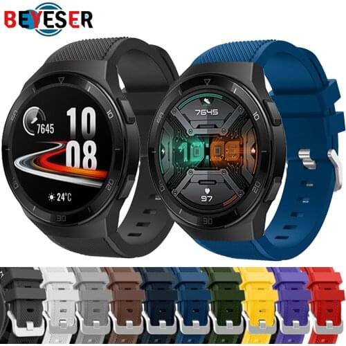 Silicone Watch Strap For Huawei Watch GT 2e Bracelet Band Sport Wrist Strap For Huawei Honor Watch Magic 2 GT 2 GS Pro Wristband