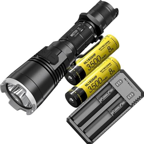 NITECORE MH27UV USB Charging Tactical Flashlight XP-L HI V3 LED 365nm Ultraviolet Red Blue UV Light max 1000 lumen Outdoor Torch