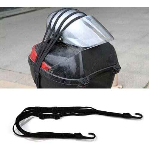 60CM 2 Hooks Universal Helmet Rope Motorcycle Beef Band Rubber Band Tied with Elastic Elastic Rope Bicycle Electric Battery Car