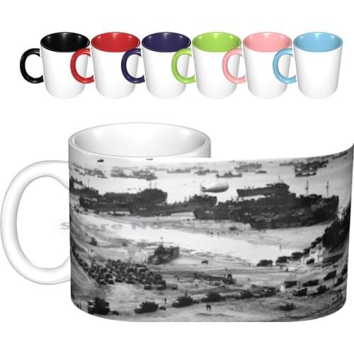 Normandy Landing World War 2 Vintage Ceramic Mugs Coffee Cups Milk Tea Mug World War Ww2 Wwll Battle Normandy Air Force War