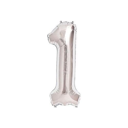 1 figure Silver Foil Balloon 90cm party material