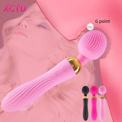 18 Speed Powerful Realistic Dildo Vibrator Goods for Woman Big AV Stick Magic Wands for Couple Female G-spot Clitoris Stimulator