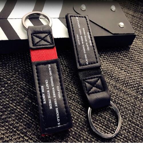 2pcs Creativity Weave Car Keychain moto Key Ring gift Key Ring Accessories Auto Keyrings Motorcycle Key Chain For Car Pendant