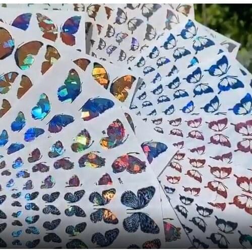 2021 NEW Nail Art Decals Stickers Transfers Spring /Summer Butterflies Butterfly (ZY4000) Holographic Butterfly Nail Art Sticker