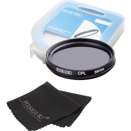 39mm Circular Polarizing CPL Filter+ case +cloth for Canon 1000D 650D 600D 550D 500D Rebel T4i T3i T3 T2i 18-55mm Lens