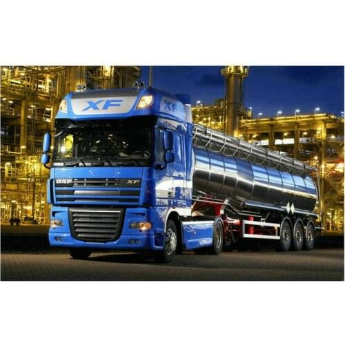 5d diamond painting truck full square drill diamond mosaic car diamond embroidery decorative sticker 60x90cm