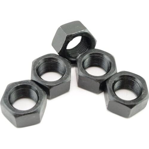 Free shipping 10 pieces Metric M20*2.00mm Fine Pitch Thread Nuts Black Finish