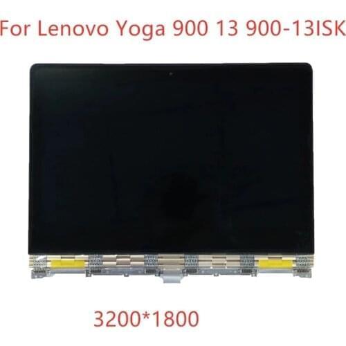 Free shipping lcd assembly replacement For Lenovo Yoga 900 13 900-13ISK 13.3" 3K Lcd LED Touch Screen Assembly 3200 *1800