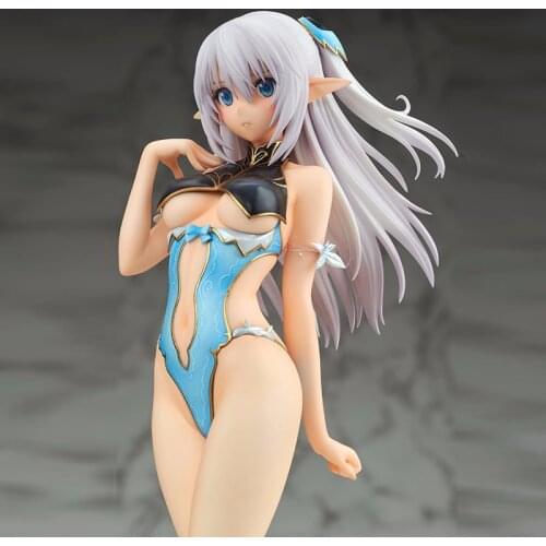 PVC Action Figure Toy Collection Model Game Doll Model Anime Figure Toys Shining Blade Heroines Allina Swimsuit Ver Princess Elf