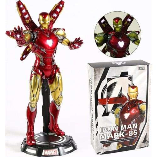 22cm 33cm Genuine Marvel Avengers Endgame Iron Man MK85 PVC Collection Action Figure Model Toy Gift