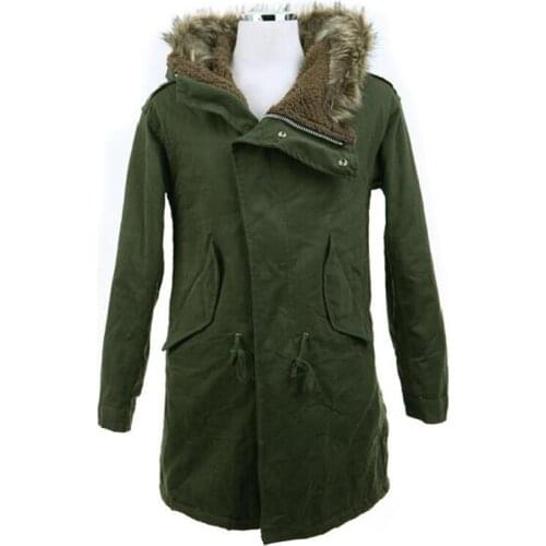 2017 Hot Sale Mens Solid Color Causal Long Style Warm Coat Male Fashion Padded Hooded Winter Wear Thick Coat