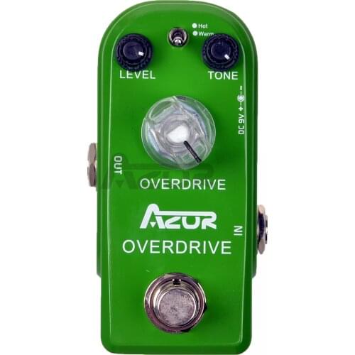 AZOR AP-315 Overdrive Mini Guitar Effect Pedal Good Quality Guitar Accessories 9V Guitar Pedal Mini Size Use For Guitar