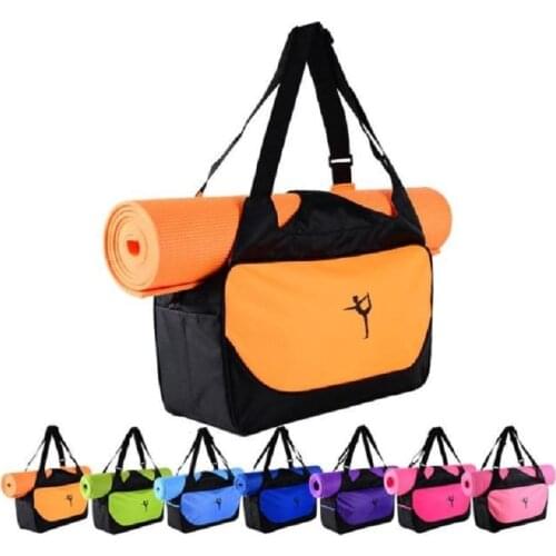 Multi-function yoga backpack Yoga bag gym mat bag Waterproof Yoga Pilate Mat Case Bag Carriers for 6-10mm Yoga mat not including