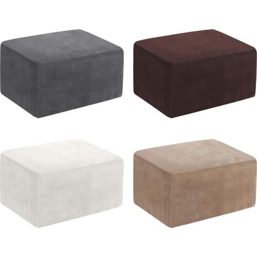 Footrest Cover Rectangle Footrest Washable Removable Sofa Covers Footstool Protector Covers Accessories