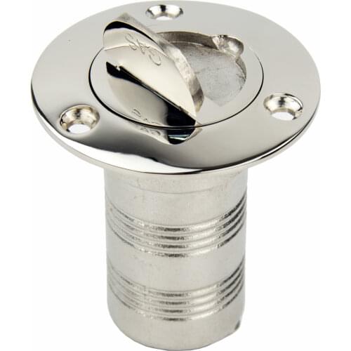 Marine Keyless Boat Deck Fill / Filler Stainless Steel 316 -1 1/2" - Gas