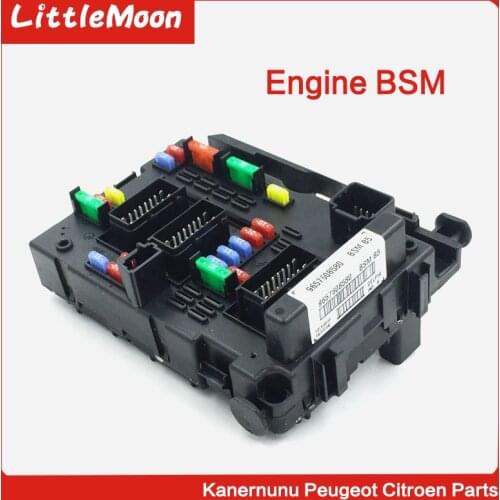 New Genuine Fuse Box Unit Assembly Under Bonnet 9657608580 6500Y1 BSM B5=B3 For Citroen C8 Peugeot307 807206 207