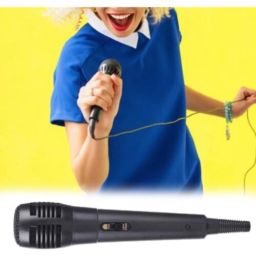 Bluelans Microphone Undirectional Dynamic Black Wired Undirectional Microphone for Singing