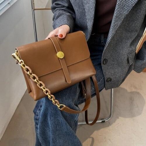 Luxury Handbags Women Bags Designer 2021 Women Messenger Bags Vintage Sac A Main Crossbody Shoulder Bag Female Simple Flap Bag