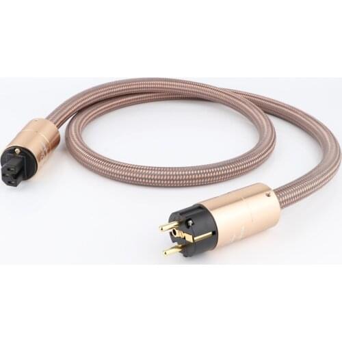 HI End Schuko Power Cord CD amplifier amp EU Power Plug Cable HIFI AC Mains Power Cable US Power line