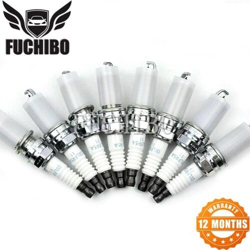 FUCHIBO 8PCS Spark Plug 22401-ZE01B For 2007-2015 Nissan Frontier NV1500 NV2500 NV3500 Xterra 4.0L V6 DILFR5A11
