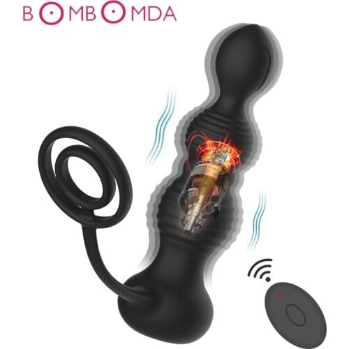 Vibrating Anal Beads Anal vibrator Male Prostate Massager Sex Toys for Men Gays Unisex butt plug Adult Anal Sex Toys Butt Plug