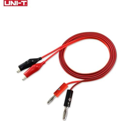 1m Alligator Cilp to AV Banana Plug Test Leads Connector Dual Tester Probe Pince Crocodile Clip Electronique Multimeter DC Power