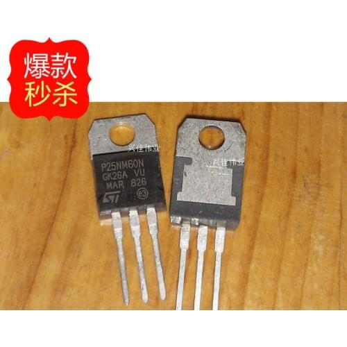 10PCS New original authentic STP25NM60N P25NM60N 25A 600V MOS FET