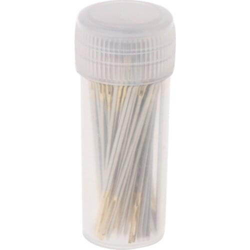 100 PCS Tail Embroidery Fabric Cross Stitch Needles Craft Tools Size 26 For 14CT