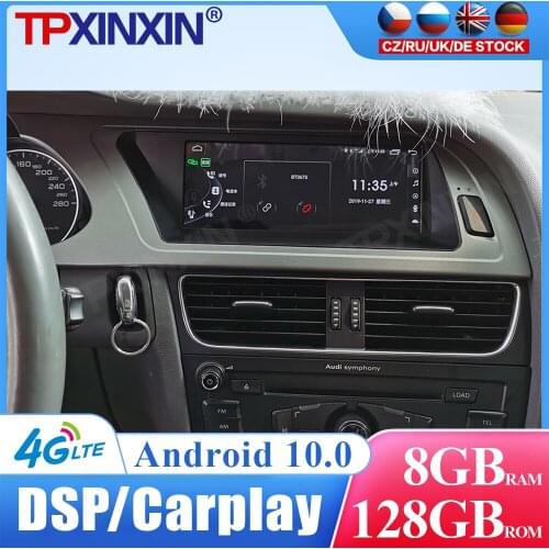 For Audi A4 2009 - 2012 Car Radio Multimedia Video Player Navigation Stereo HeadUnit GPS Accessories Android 10.0 Auto 2din dvd