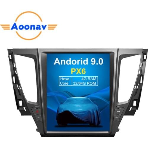 AOONAV car radio DVD player vertical screen for MITSUBISHI PAJERO Sport/L200 2016+ multimedia player