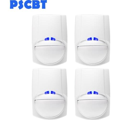 PSCBT PIR Sensor 433MHz Wireless PIR Detector Home Security Alarm Kits for WIFI GSM Security Alarm System
