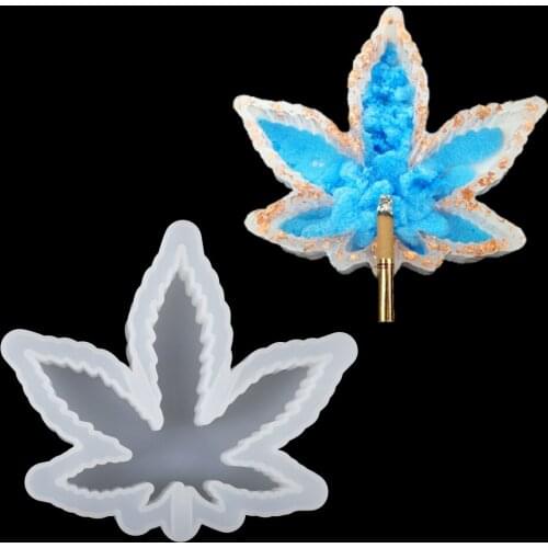 Maple Leaf Ashtray Tray Dish Silicone Mold Epoxy Resin Coaster Molds Jewelry Making Crafts Coaster Silicone Mould Jewelry Tool