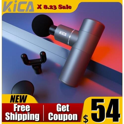 KiCA K1 Massage Gun Deep Tissue Electric Percussion Gun Metal Solid Grip Body Muscle Awake Stimulation Pain Relaxation Relax2021