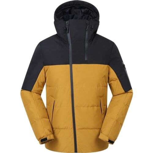 Mens Hooded Duck Down Jackets Man Thick Winter Down Coats Male Fashion High Quality Overcoats Keep Warm Parkas Outerwear JK-9187