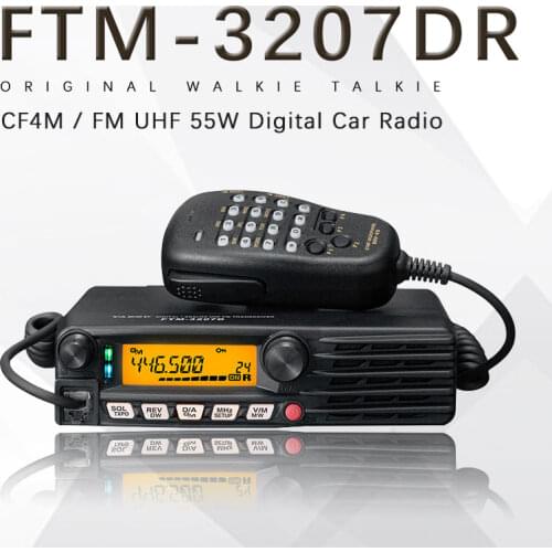 2018 New Yaesu FTM-3207DR UHF Digital Car Radio High-Power Vehicle Digital Dual Mode Transceiver