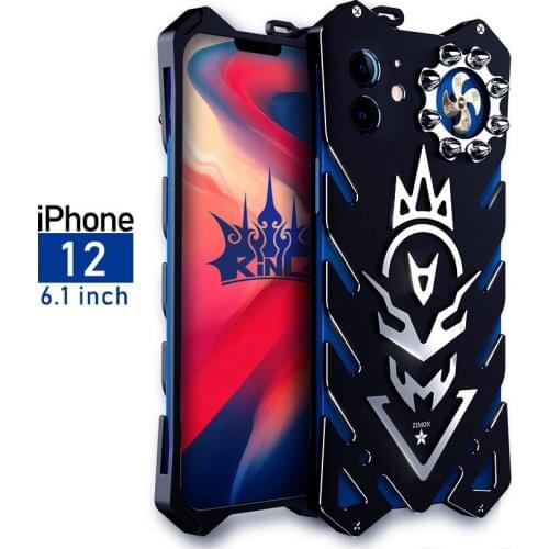 Suitable for iphone12mini mobile phone case, metal protective creative protective cover