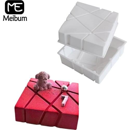 Meibum Food Grade Silicone Cake Mold Non-Stick Mousse Baking Mould Party Pastry Bakeware Kitchen Dessert Decorating Tools