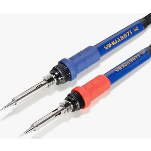 YIHUA 907I Soldering Handle Replacements for YIHUA Soldering Stations Red for 995D and 995D-plus Blue for 862BD 992D and More