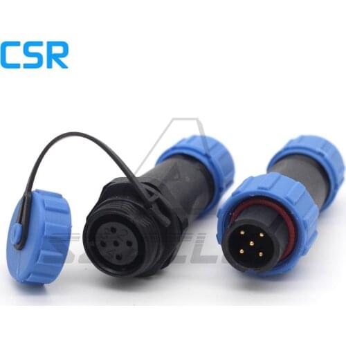 SP13 Waterproof 5pin wire to wire connector, IP68, microwave linker,car power connector,LED power cable cla Connectors