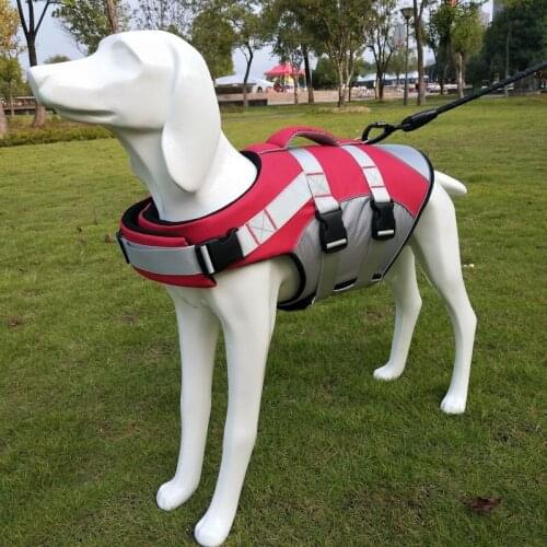 Dog Life Vest Pet Life Jacket Dog Safety Clothes Dogs Swimwear Pets Safety Swimming Suit