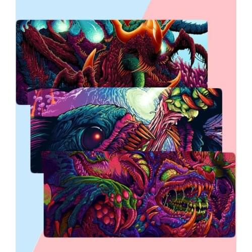 Hyper Beast Ghost CS Unique Desktop Pad Game Mousepad X XL XXL Non slip Cushion Thickness 2mm LockEdge equal LE