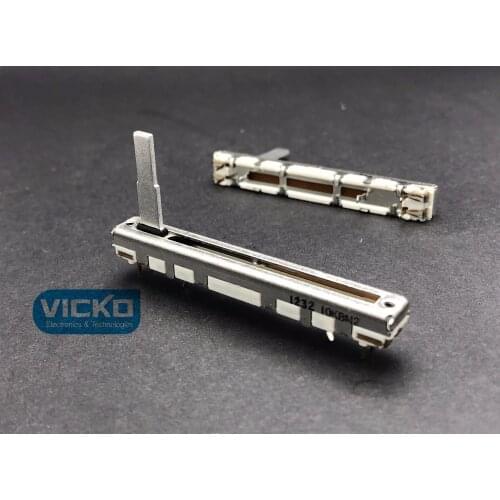 [VK] Straight slide 6cm 60MM single potentiometer B10K 4 feet sliding fader 20MM handle